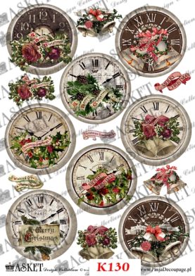 Zegary vintage świąteczne
