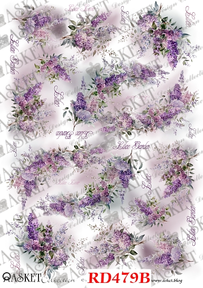 rice paper lilac flower