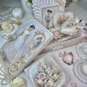ozdoby shabby chic na ślub